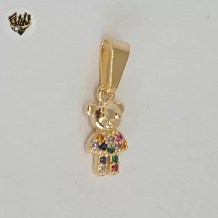 (1-2100-1) Gold Laminate - Tiny Bear Pendants - BGF