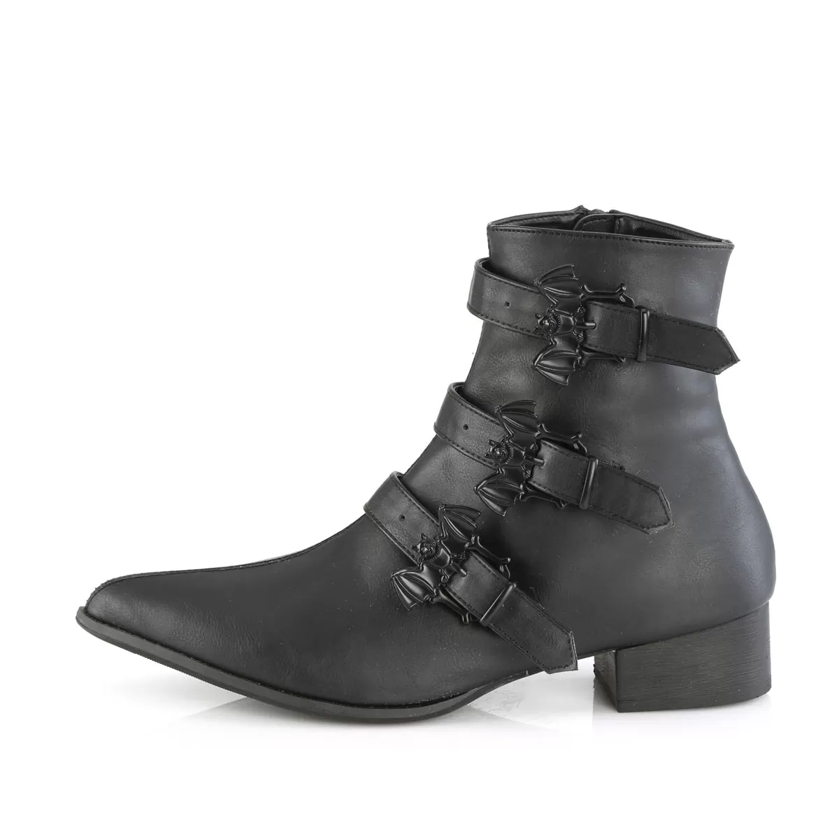 1 Inch Heel WARLOCK-50-B Black