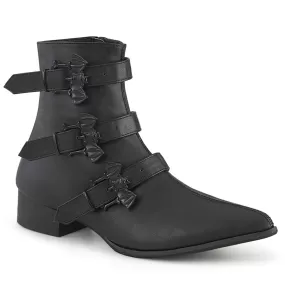 1 Inch Heel WARLOCK-50-B Black