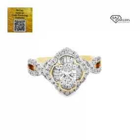 10K Gold 1.76 CTW Diamond Ladies Ring