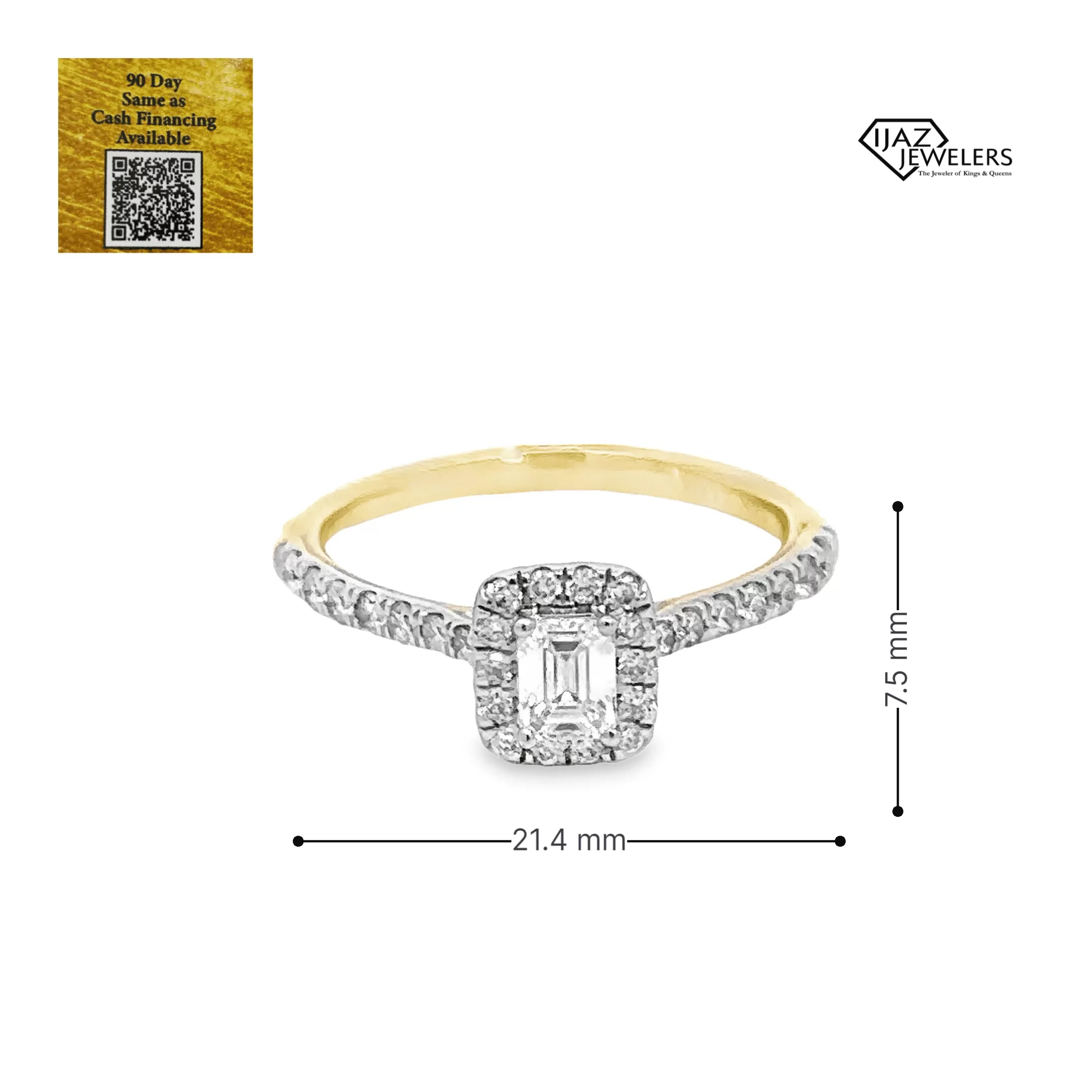 14K Gold 0.72 CTW Diamond Ladies Ring