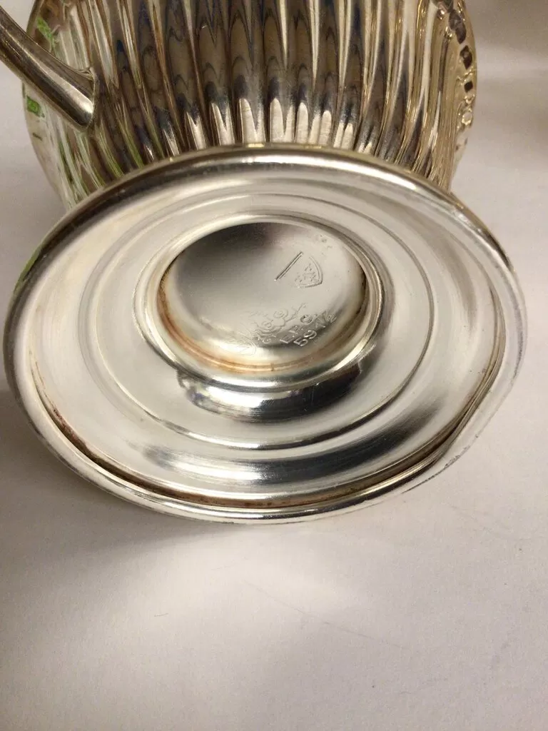 4pc. Friedman Art Deco Silverplated Tea Service