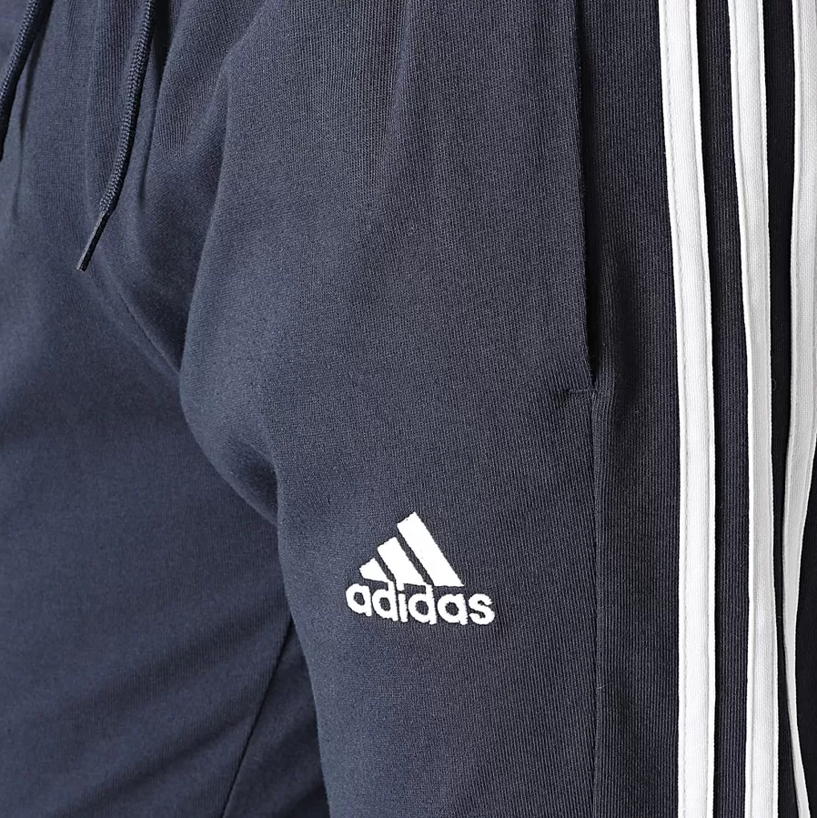 Adidas men's sports trousers in 3-stripe jersey IC0045 legion ink