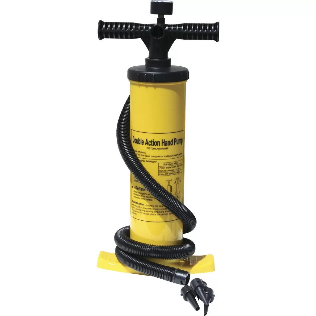 Advanced Elements Double Action Pump w/ Gauge | Yellow/Black