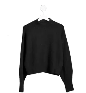 & Other Stories Black Crew Neck Knit Jumper UK S