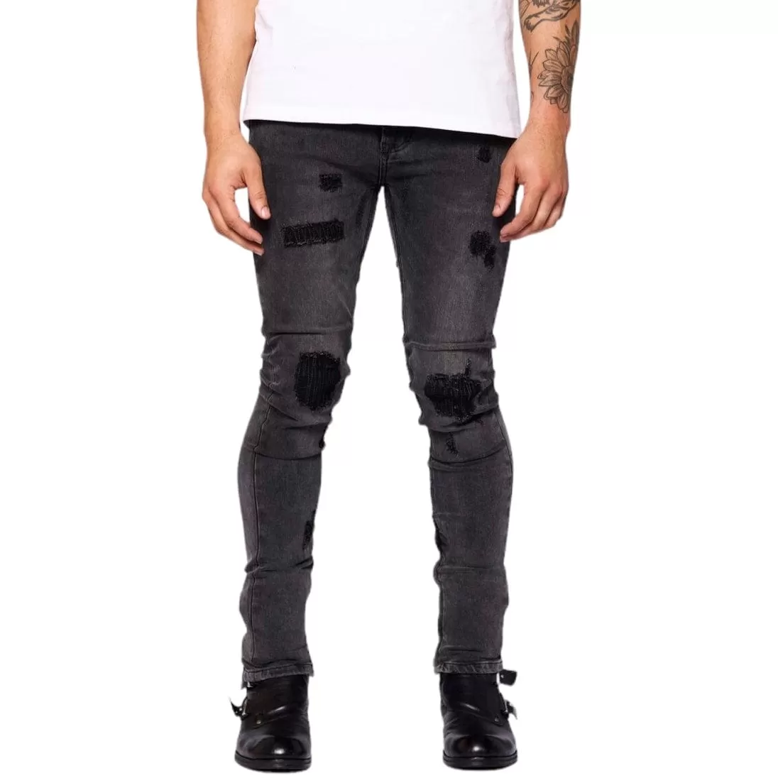 Anom Cutthroat denim Jean (Stone Black) ANM041SK