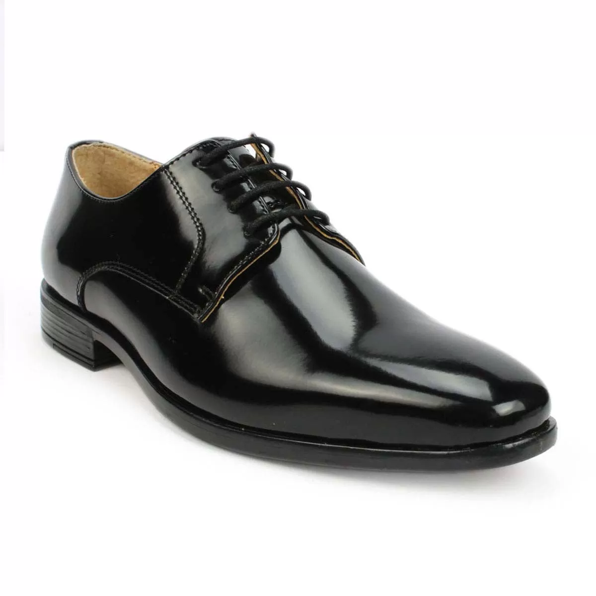 Black Patent Derby Shoes