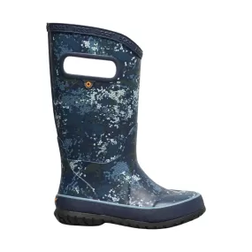 Bogs Kids' Micro Camo Rain Boots - Blue