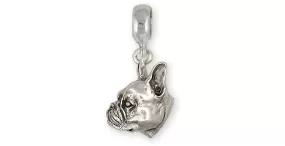 Boston Terrier Jewelry Sterling Silver Handmade Boston Terrier Charm Slide This Charm Will Fit A Pandora® Slide Bracelet BT152X-PNS