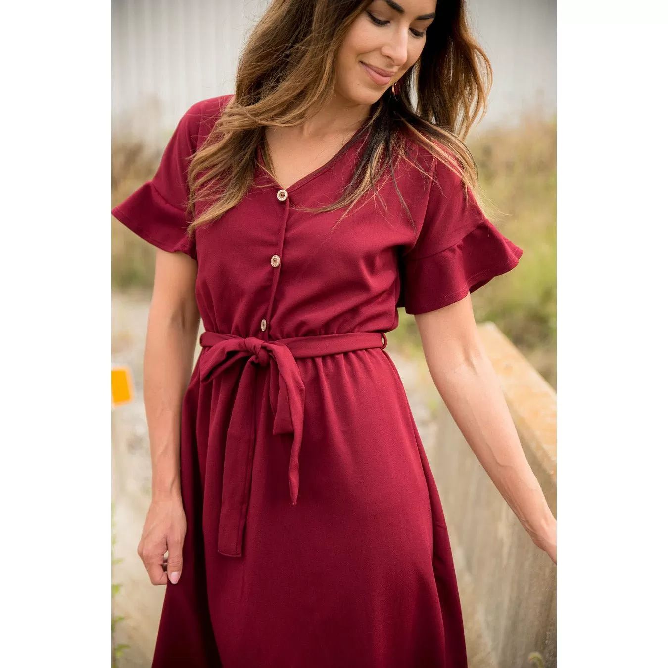 Button Top Dress