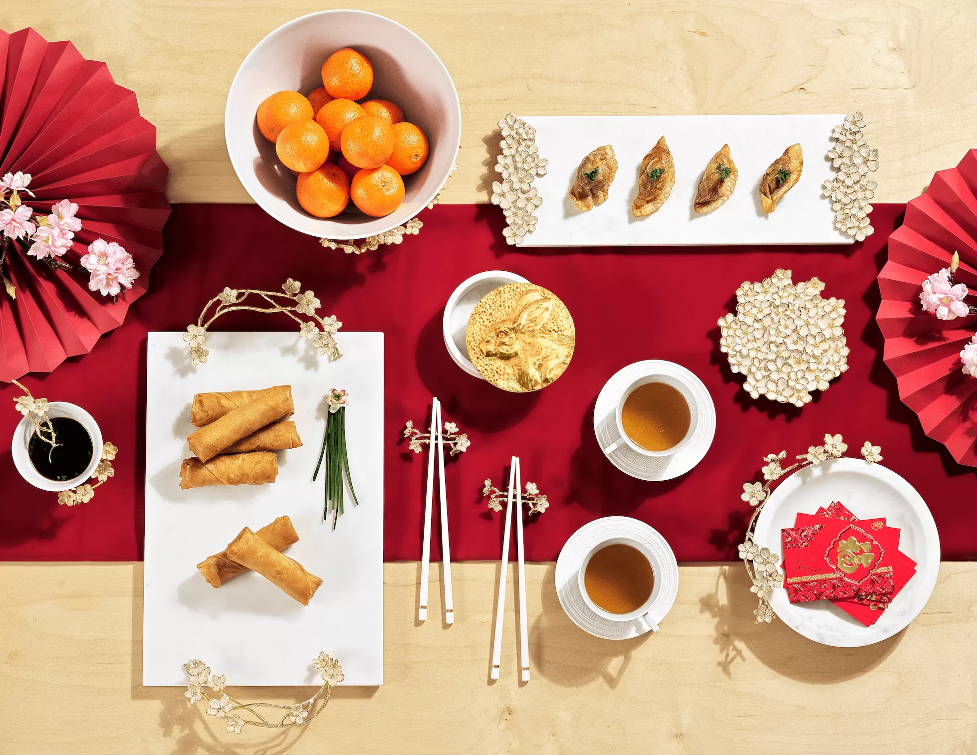 Cherry Blossom Cheese Board with Spreader