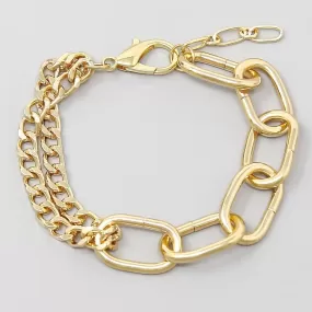 Chunky Chain Linked Bracelet