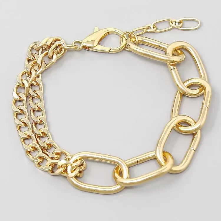 Chunky Chain Linked Bracelet