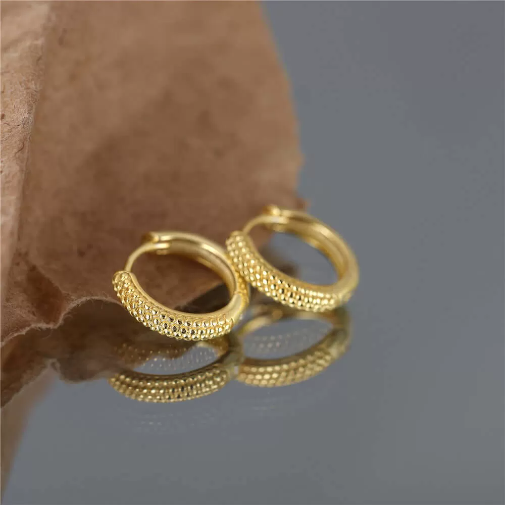 Classic Dots Hoop & Huggie Earrings