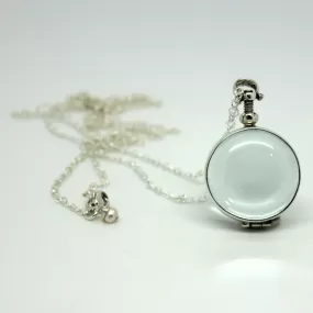 Clear Glass Locket Necklaces