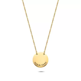 Coin necklace gold