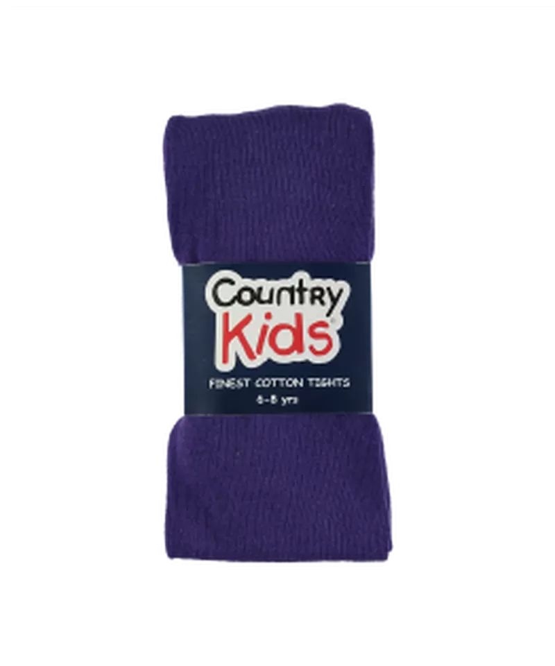 Country Kids Purple Tights