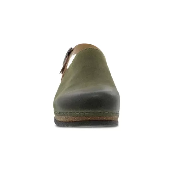 'Dansko' Women's Merrin - Olive Burnished Suede