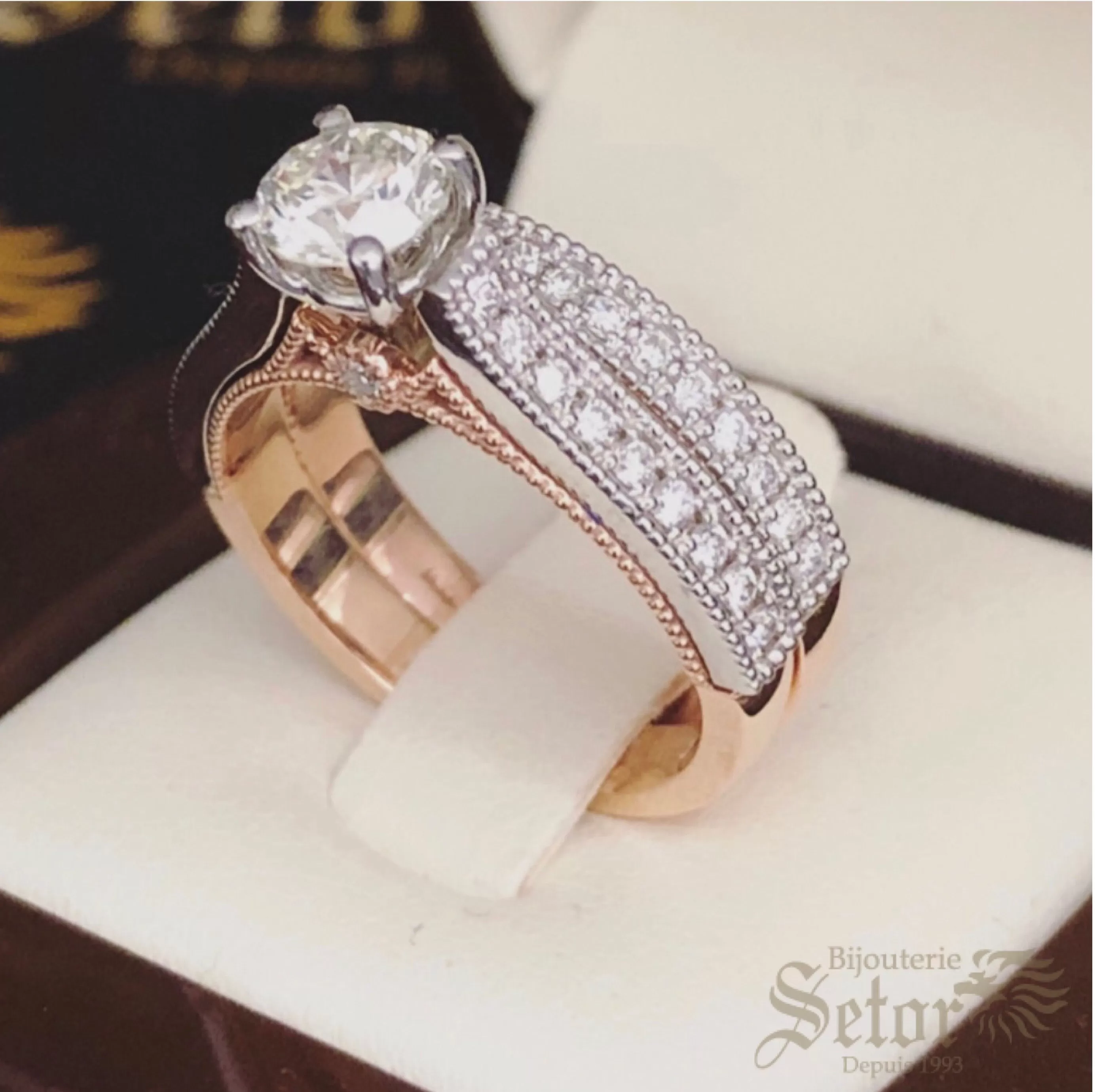 Diamond wedding rings