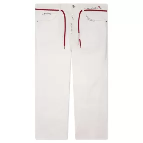 Drawstring Trousers - Lily White