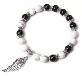 Fresh Accessories - Quartz Bracelet Black   White