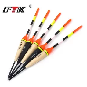 FTK Barguzinsky Fir Light On The Dark 5Pcs/Lot Fishing Float Length  19-23cm Float Weight  2g-6g  For Carp Fishing