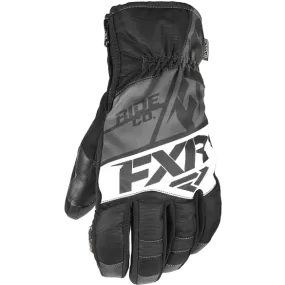 FXR Fuel Short Cuff Glove Black/Char/White