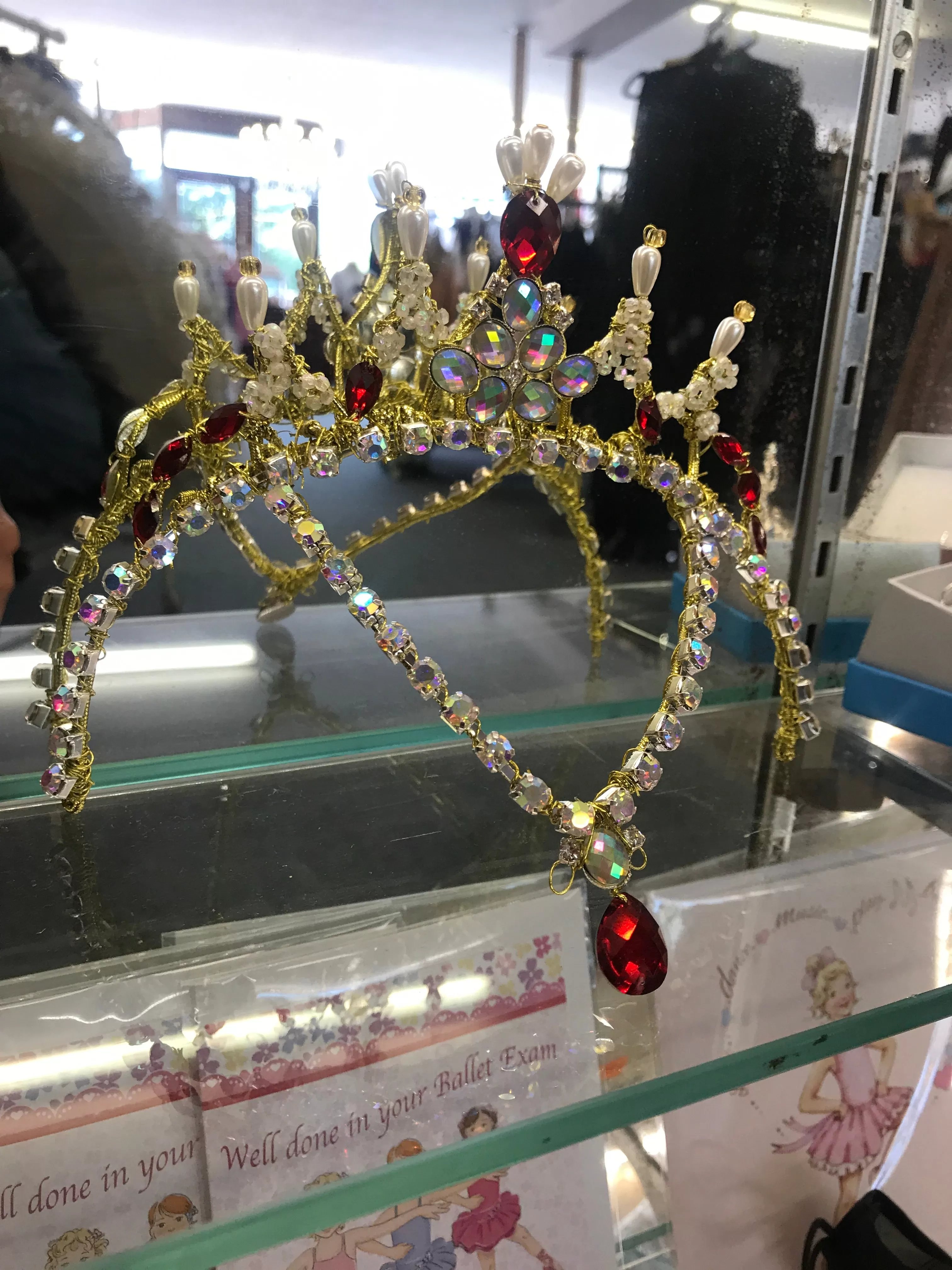 Gamzatti Red and Gold Head Piece Tiara