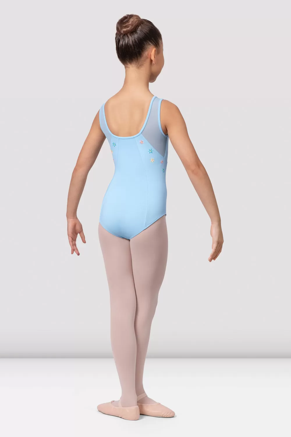 Girls Garcia Mesh Bodice Leotard