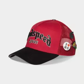 GodSpeed Forever Trucker Hat (Red/ Black)