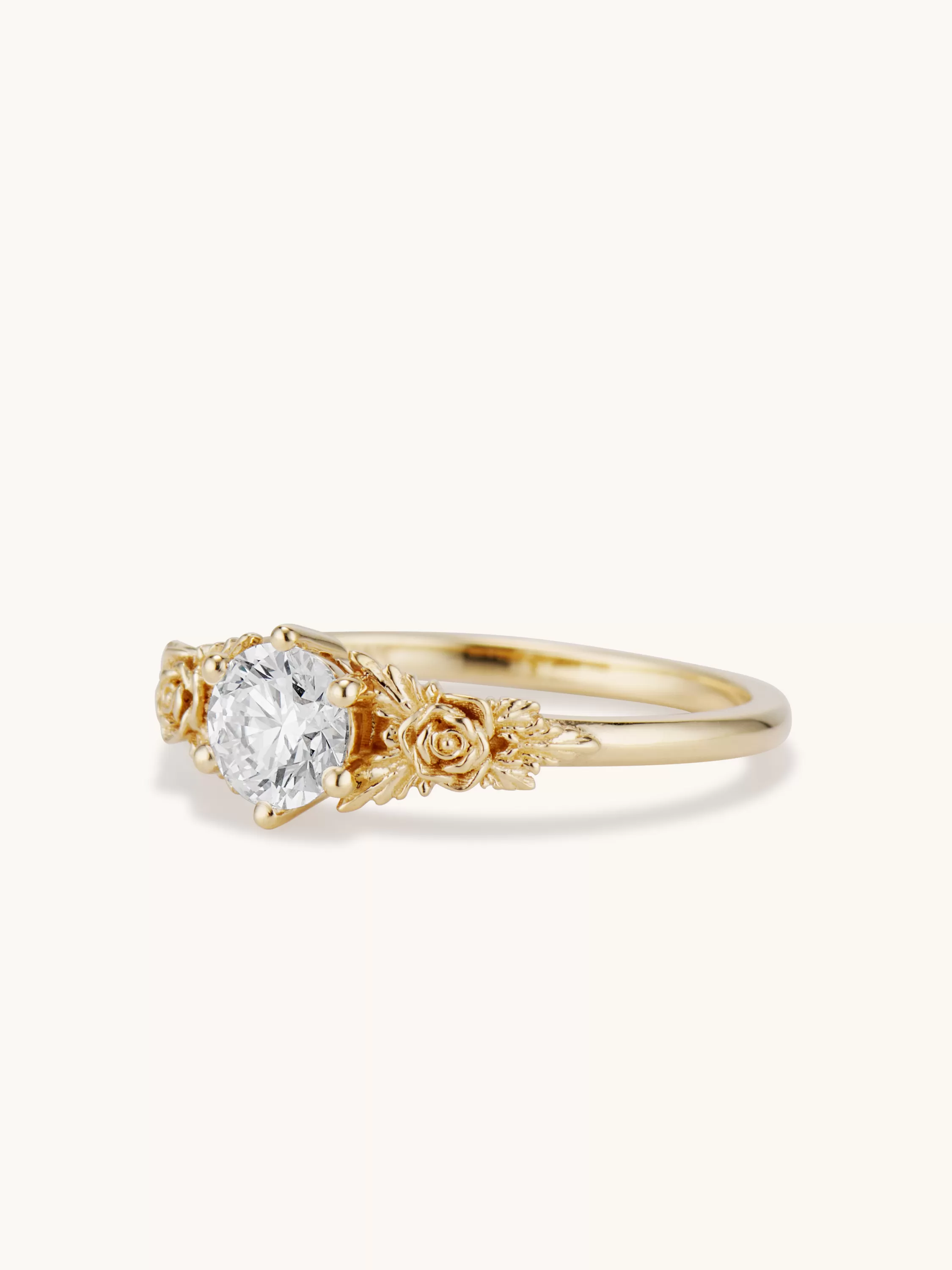 Gold Rose Ring, 0.50 ct.