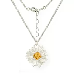 Handmade Gold Plated Silver Daisy Field Necklace