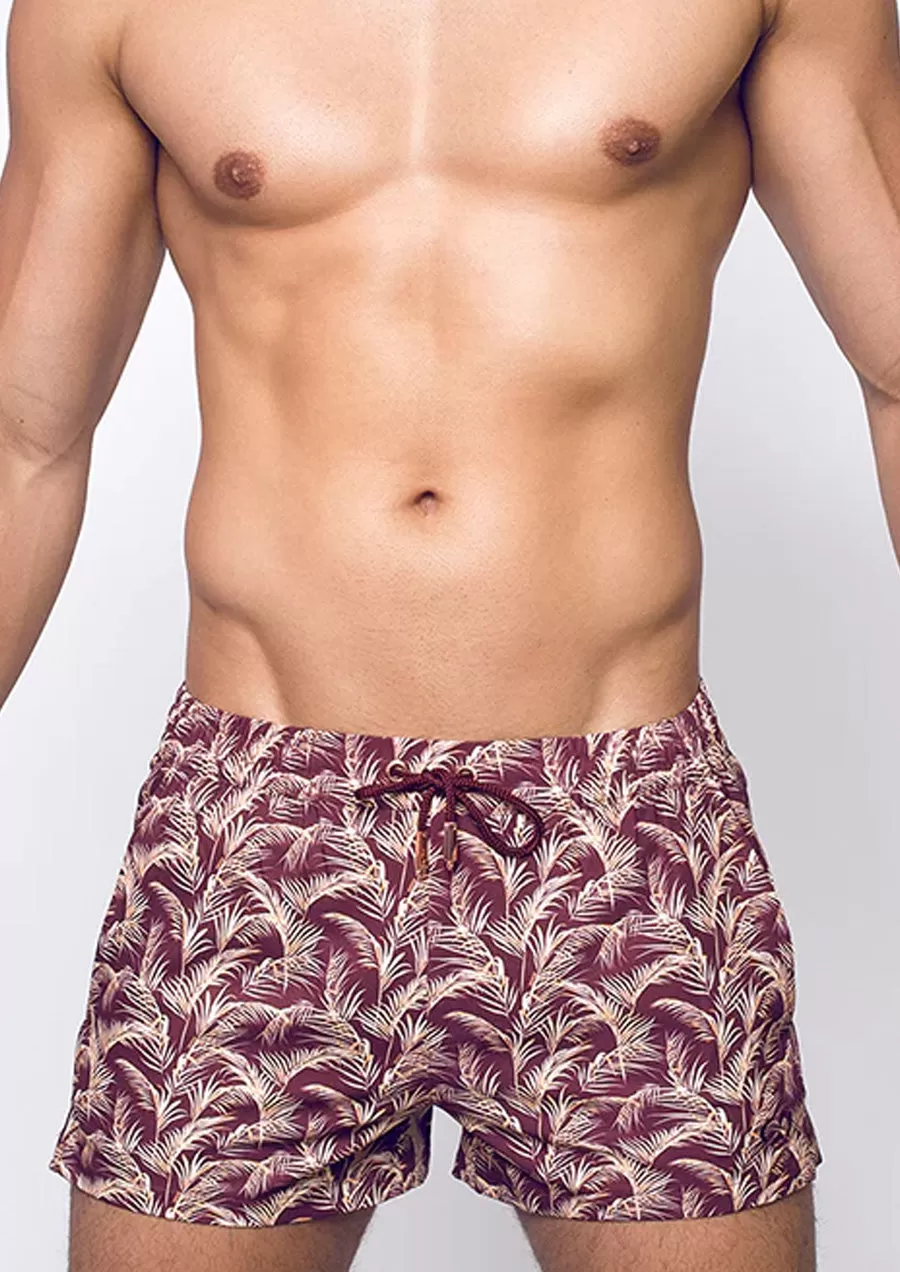 Hawaiian Nights Print Shorts (S50)