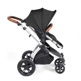 Ickle Bubba Stomp Luxe 3-in-1 I-Size Travel System - Silver / Midnight / Tan