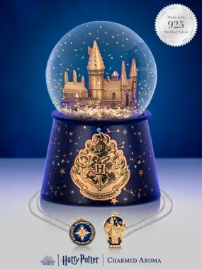 IMPERFECT - Harry Potter Hogwarts Snow Globe Jewelry Candle - Hogwarts Castle Necklace Collection