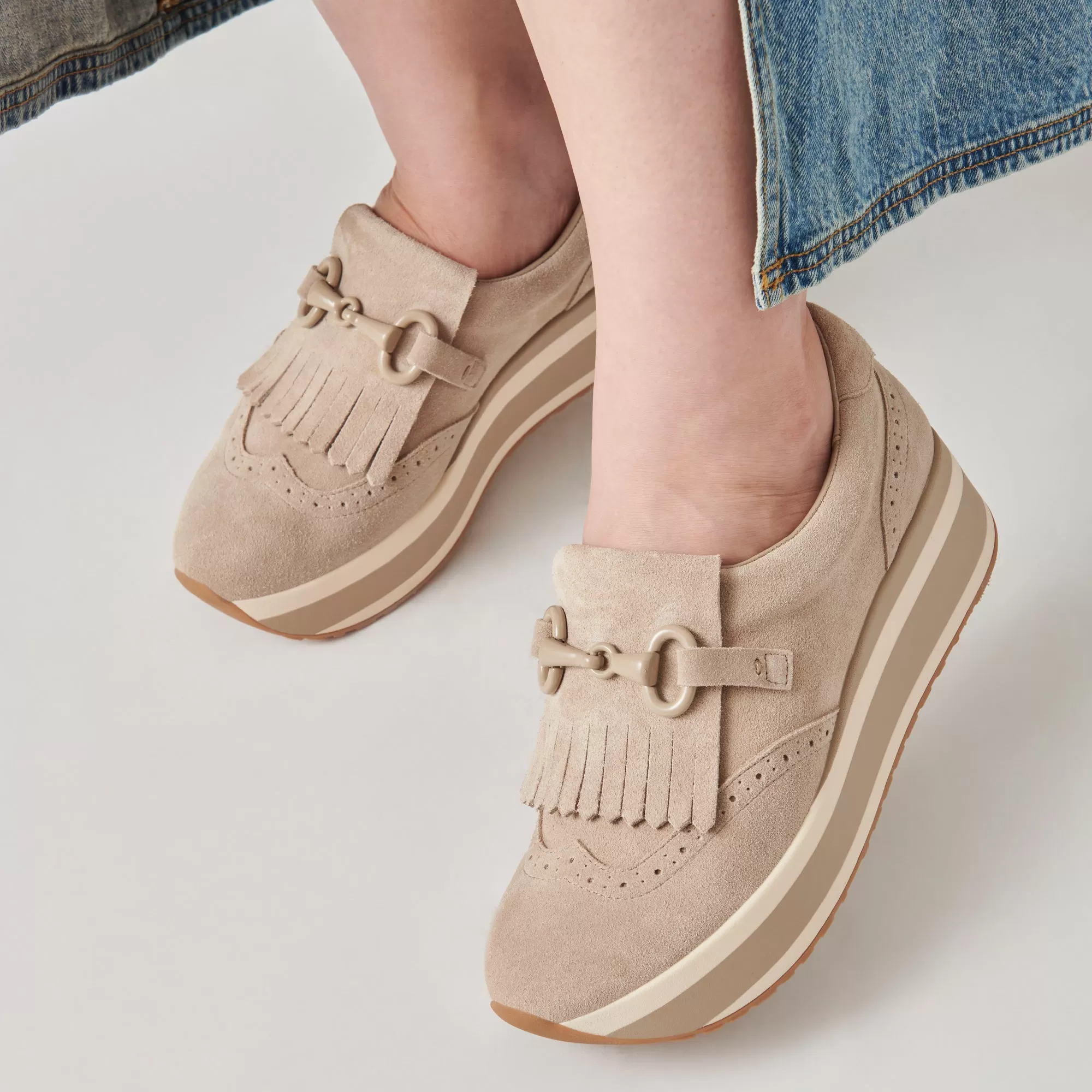 JHAX SNEAKERS ALMOND SUEDE - re:vita