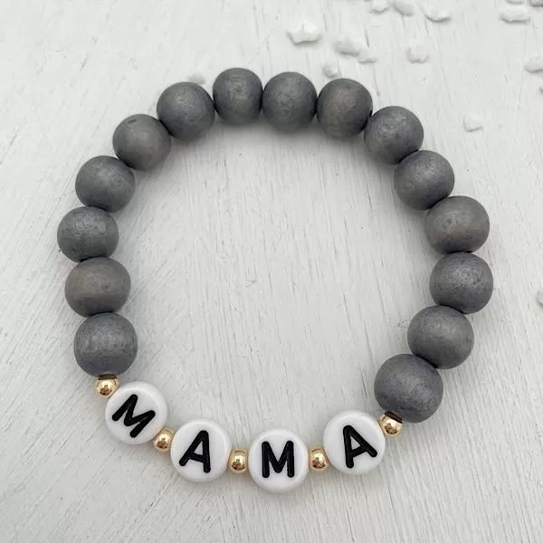 MAMA Boho Bead Bracelet