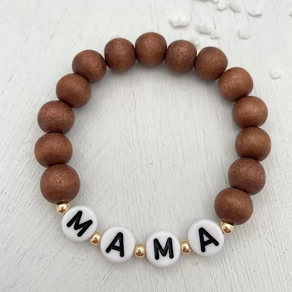 MAMA Boho Bead Bracelet