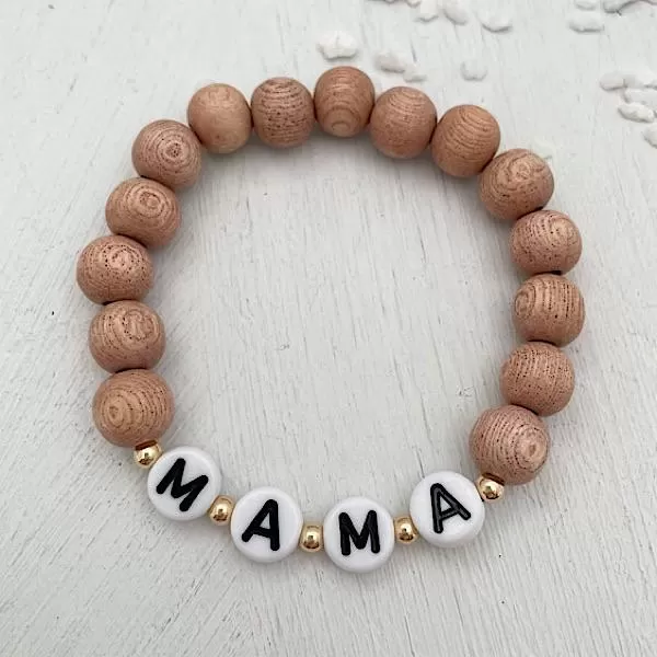 MAMA Boho Bead Bracelet