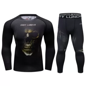 Men's Warrior Series Skull 'In the Shadows' Elite Compression Set