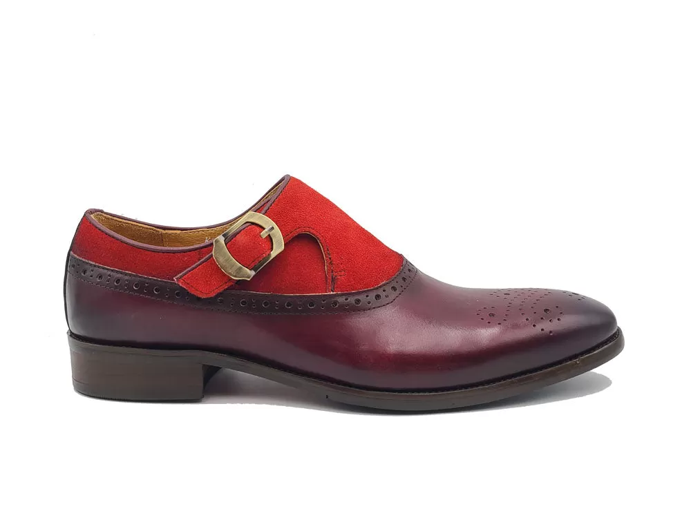 Multi Media Sling Style Single Monk Loafer