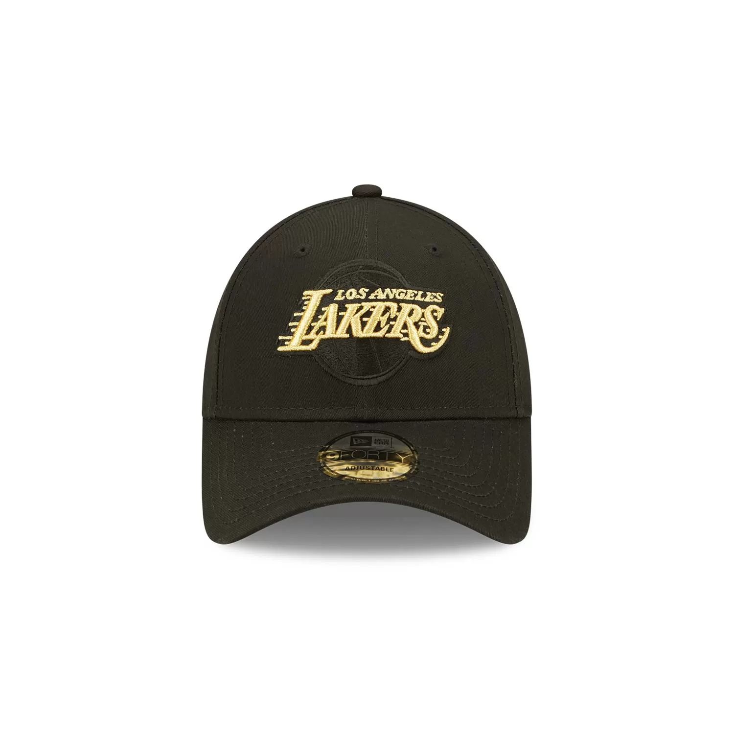 NEW ERA LA Lakers Metallic Black 9FORTY Adjustable Cap