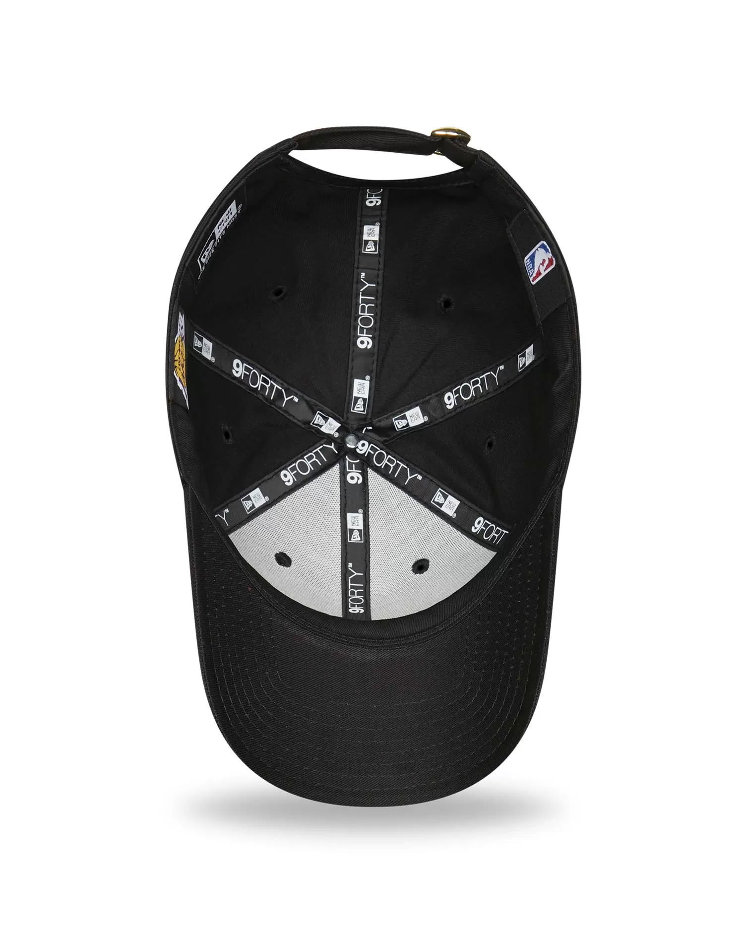 NEW ERA LA Lakers Metallic Black 9FORTY Adjustable Cap