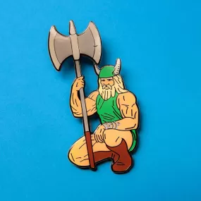 Official SEGA Golden Axe Gilius Thunderhead Pin Badge