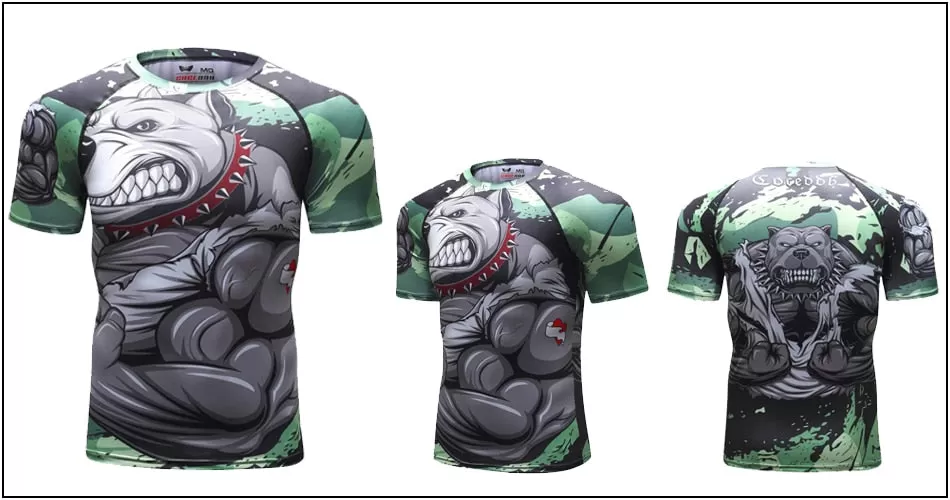 Pit Bull Compression Elite Short Sleeve Rashguard