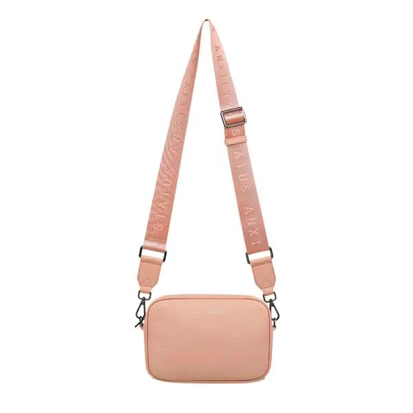 Plunder Bag with Webbed Strap - Pink