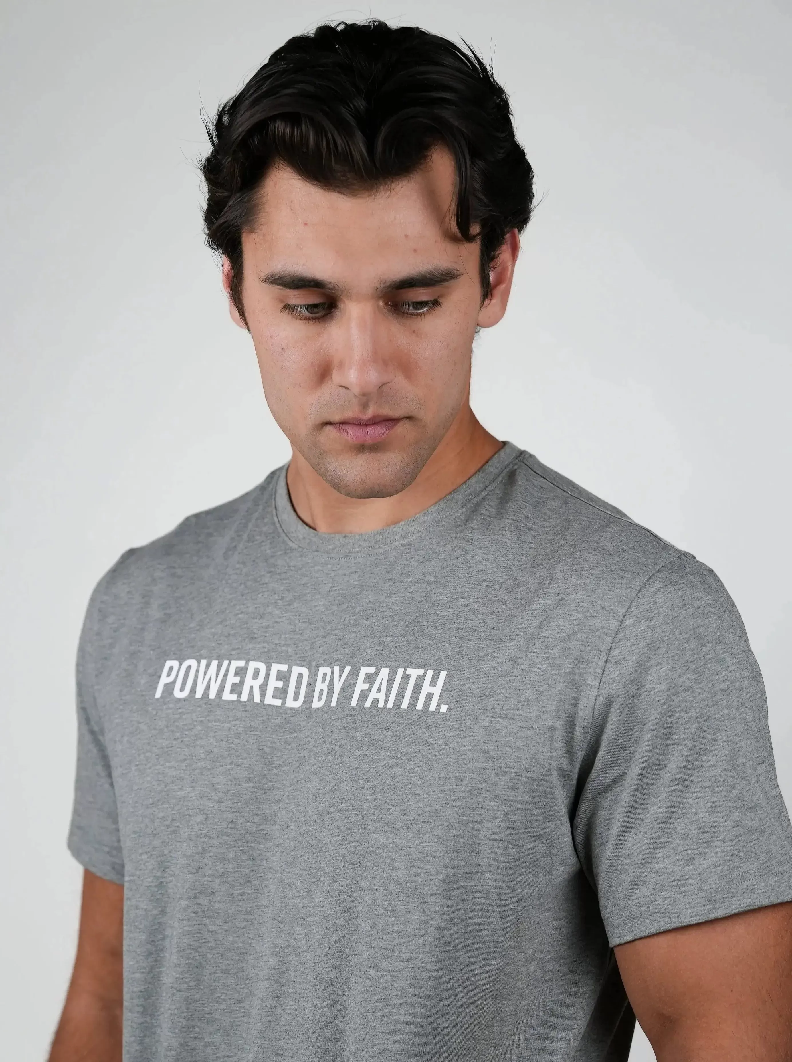 Powered By Faith Performance Tee