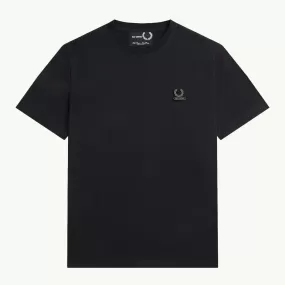 RAF SIMONS X FP ENAMEL PIN TSHIRT BLACK