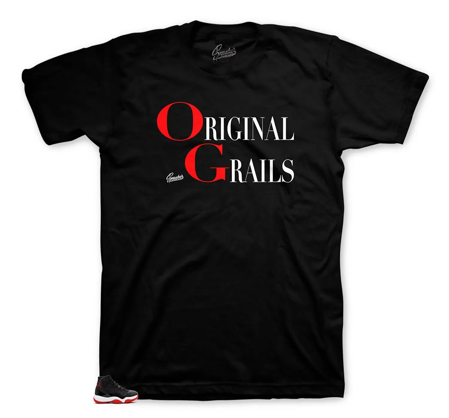 Retro 11 Bred Grails Shirt