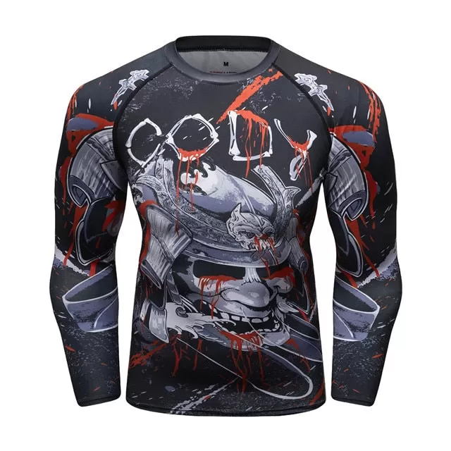 Samurai Compression 'Blood War' Elite Long Sleeve Rashguard